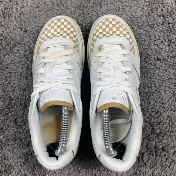 Nike Air Zoom Infiltrator Mens Size 8 White & Gold Walking Sneakers